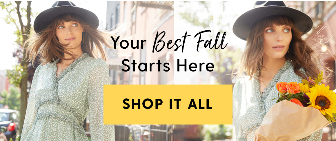 Best fall starts here. Shop fall clothing.